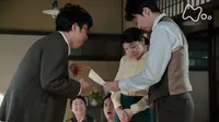 Cena do episódio 117 de Manpuku