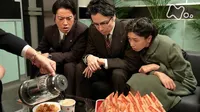 Cena do episódio 129 de Manpuku
