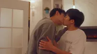 Cena do episódio 5: Uma Confissão Embaraçosa, o Começo de Uma Relação de Flores de Cerejeira Depois do Inverno