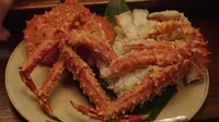 Cena do episódio 10: Crab and Toshikoshi Soba de Jantar da Meia Noite: Histórias de Tokyo
