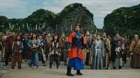 Cena do episódio 6 de Kenzo Kitakata: SUIKODEN