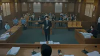 Cena do episódio 1: The Beginning of the Attempted Murder Case de Sr. Substituto