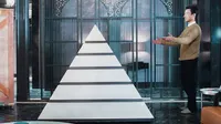 Cena do episódio 17: Devastated Joon-sang de SKY Castle