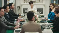Cena do episódio 9: A Celebration Party de SKY Castle