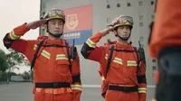 Cena do episódio 22: Rescue Team de Fogos de Artifício do Meu Coração