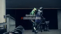 Cena do episódio 6: SCHOOLDAYS de Kamen Rider Amazons