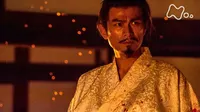 Cena do episódio 28 de Gunshi Kanbei