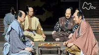 Cena do episódio 34 de Gunshi Kanbei