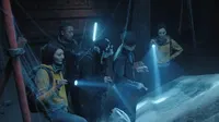 Cena do episódio 45 de Os olhos dourados