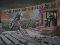 Cena do episódio 10: O Ataque do Pirossauro de O Fantástico Jaspion