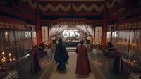 Cena do episódio 34: Emperor Mingde Issues a Self‑Condemnation Edict de O Sangue da Juventude