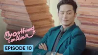 Cena do episódio 10: My Girlfriend Is An Alien de Menina de Planeta Alienígena Chai Xiaoqi