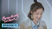 Cena do episódio 11: My Girlfriend Is An Alien de Menina de Planeta Alienígena Chai Xiaoqi