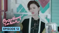 Cena do episódio 12: My Girlfriend Is An Alien de Menina de Planeta Alienígena Chai Xiaoqi