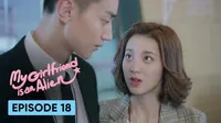 Cena do episódio 18: My Girlfriend Is An Alien de Menina de Planeta Alienígena Chai Xiaoqi