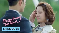 Cena do episódio 27: My Girlfriend Is An Alien de Menina de Planeta Alienígena Chai Xiaoqi