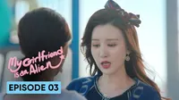 Cena do episódio 3: My Girlfriend Is An Alien de Menina de Planeta Alienígena Chai Xiaoqi