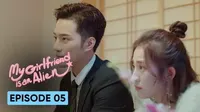 Cena do episódio 5: My Girlfriend Is An Alien de Menina de Planeta Alienígena Chai Xiaoqi