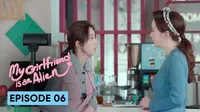Cena do episódio 6: My Girlfriend Is An Alien de Menina de Planeta Alienígena Chai Xiaoqi